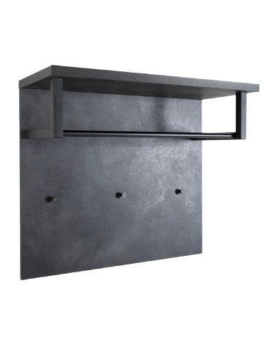 PENSILE INGRESSO APPENDIABITI LINEA SEGNO cm. 35 x 82 x h.71 - cemento