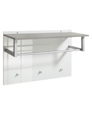 PENSILE INGRESSO APPENDIABITI LINEA GALAVERNA cm. 36 x 90 x h.60 - cemento bianco