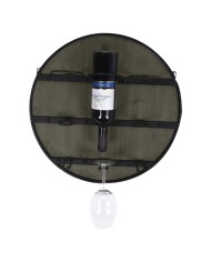 CANTINETTA COMBINATA 6 posti (3 bottiglie + 3 bicchieri)