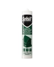 SILICONE ACRILICO EFFETTO RUVIDO SACR-CF500 bianco ml 310 (ral 9010)