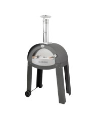FORNO PORTATILE A LEGNA CLEMY 80 cm. 117 x 85 x h 191 (LxPxH esterno) - antracite