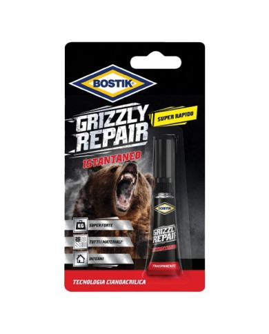 ADESIVO ISTANTANEO GRIZZLY REPAIR gr. 3