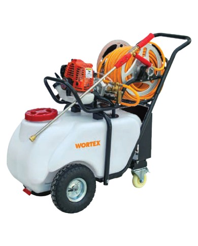 CARRIOLA PER IRRORAZIONE CON MOTOPOMPA C50-T2 50 litri