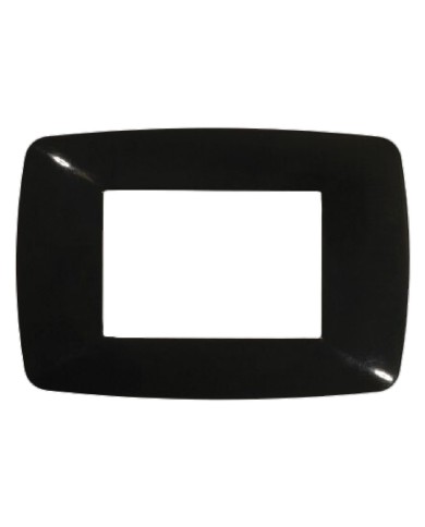 PLACCA COLORE NERO BRIO 3 posti - 3203 N