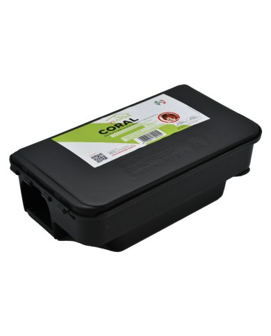 STAZIONE DI SICUREZZA PER ESCHE RODENTICIDE CORAL cm. 12,5 x 23