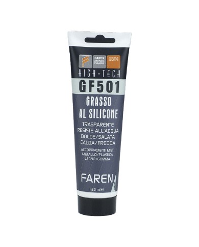 GRASSO AL SILICONE GF 501 ml 125 - in tubetto