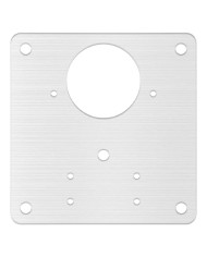 PIASTRA RIPARAZIONE ANTE JOLLY mm 90 x 90 - sp. 0,8 - foro Ø 35 mm