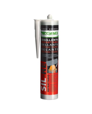 SILICONE REFRATTARIO colore grigio ml 310