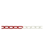 CATENA SEGNALETICA ACCIAIO BICOLORE bobina mt 30 bianco rosso