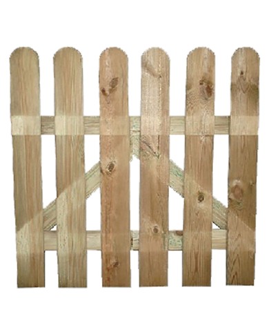 CANCELLO IN LEGNO LAMELLE 100 x h