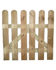 CANCELLO IN LEGNO LAMELLE 100 x h