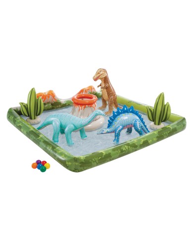 PISCINA GONFIABILE JURASSIC ADVENTURE PLAY CENTER art. 56132