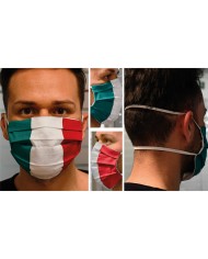 MASCHERINA IGIENICA PROTETTIVA RIUTILIZZABILE TRI cm. 19 x 8 - imbustata singola