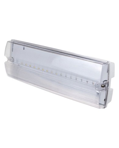 LAMPADA EMERGENZA DA PARETE 3W 16 led - cm.34,6 x 10,7 x 6