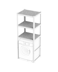 SCAFFALE PER LAVATRICE 3 PIANI cm 75 x 60 x h.184 (l x p x h)
