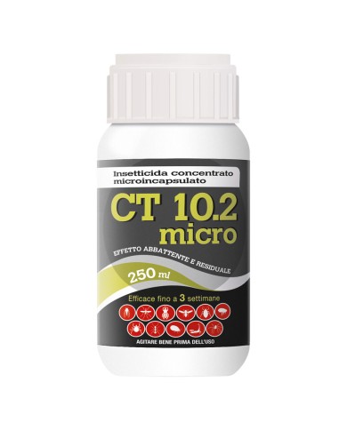 INSETTICIDA LIQUIDO CONCENTRATO MICROINCAPSULATO CT 10.2 MICRO ml 250