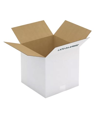 SCATOLA PER LATTE OLIO IN CARTONE per 4 latte da 5 lt - cm 30,5 x 25 x h.31