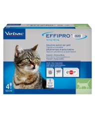 ANTIPARASSITARIO EFFIPRO DUO Gatto da 1 a 6 kg - 4 pipette ml 0,5