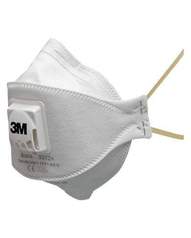 MASCHERA RESPIRATORIA SERIE 9300 AURA CON VALVOLA 93