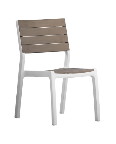 SEDIA IN POLIPROPILENE HARMONY bianco cappuccino