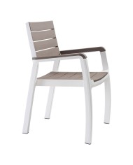 SEDIA IN POLIPROPILENE HARMONY ARMCHAIR bianco cappuccino