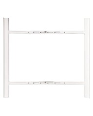 KIT PER SOVRAPPOSIZIONE LAVATRICE ASCIUGATRICE lunghezza regolabile cm 55 66