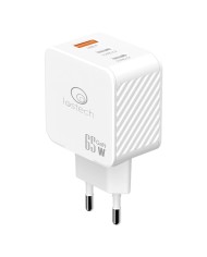 CARICABATTERIA DA MURO TRE USCITE CARICA ULTRA RAPIDA 65 W