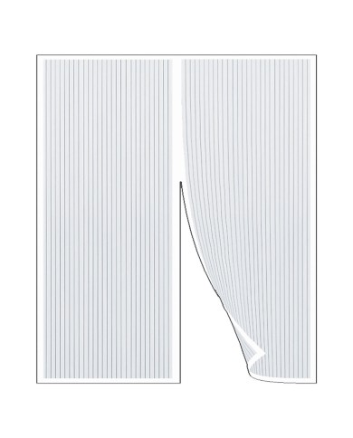 ZANZARIERA IN POLIESTERE CON MAGNETI ECCO MAGNET PROMO cm 100 x 220 - bianca