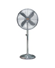VENTILATORE DA PAVIMENTO CHROME 90 W - Ø 50 cm altezza massima 150 cm