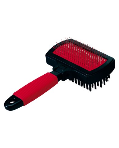 SPAZZOLA CARDATRICE COMBINATA GRO cm 17 x 10,5 x h.5