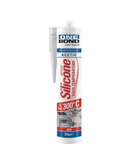 SILICONE ACETICO ALTA TEMPERATURA HIGH TEMPERATURE rosso ml 310