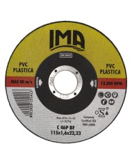 MOLA ABRASIVA PER PLASTICA PVC GOLD ø 115 x 1,6