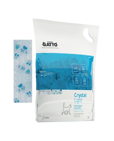 LETTIERA IGIENICA CRYSTAL LIGHT 5 lt