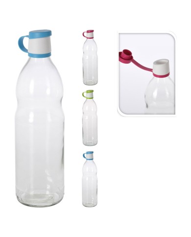 BOTTIGLIA IN VETRO COLORATA 1000 ml - colori assortiti