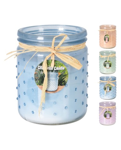 CANDELA ALLA CITRONELLA cm 10 x 12