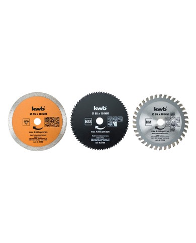 SET LAME PER MINI SEGA CIRCOLARE set 5 pezzi