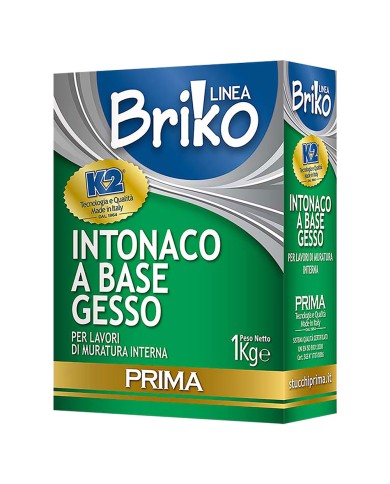 INTONACO BASE GESSO BRIKO K2