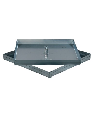 SIGILLO PORTAPAVIMENTO LEGGERO cm 23 x 23 - luce cm 19 x 19