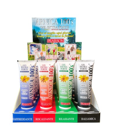 ESPOSITORE TUBETTI GEL ARNICA 100’S 16 pz