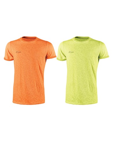 MAGLIA A GIROCOLLO FLUO