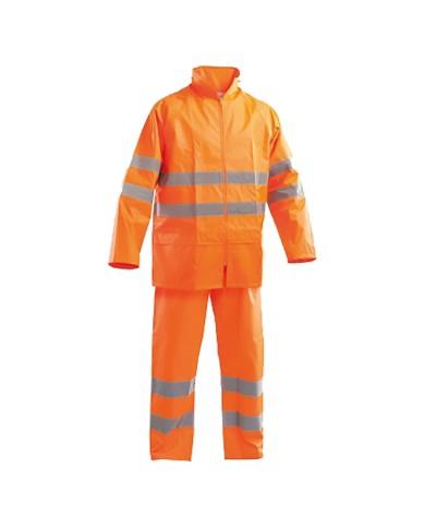 GIACCA E PANTALONE IMPERMEABILI ALTA VISIBILITA