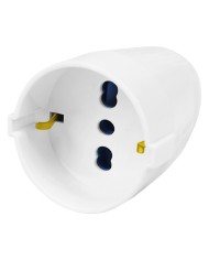 PRESA VOLANTE SCHUKO art.CE36B - (scatola appendibile)