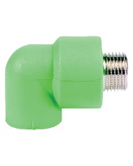 GOMITO A 90° FILETTATO MASCHIO 20 x 1 2