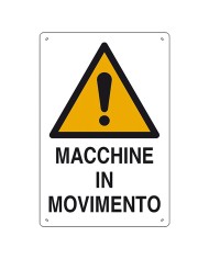 CARTELLO MACCHINE IN MOVIMENTO cm 60 x 40
