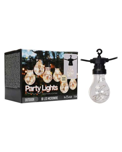 LUMINARIA PARTY cavo mt.7,5 - 10 portalampade E27