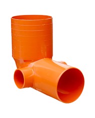 CURVA WC IN PVC 110 2 x