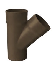 DERIVAZIONE PER TUBO PLUVIALE IN PVC 45° Ø 80
