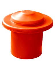 TESTA ESALATORE IN PVC Ø 80