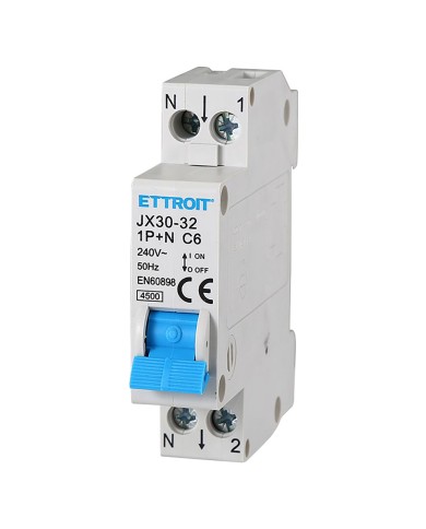 INTERRUTTORE MAGNETOTERMICO 1P+
