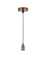 LAMPADARIO IN METALLO VINTAGE CM1040 colore ramato chiaro